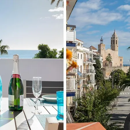 Vistamar 2: Primera Linea De Mar Con Gran Terraza Sitges