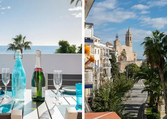 Vistamar 2: Primera Linea De Mar Con Gran Terraza Sitges